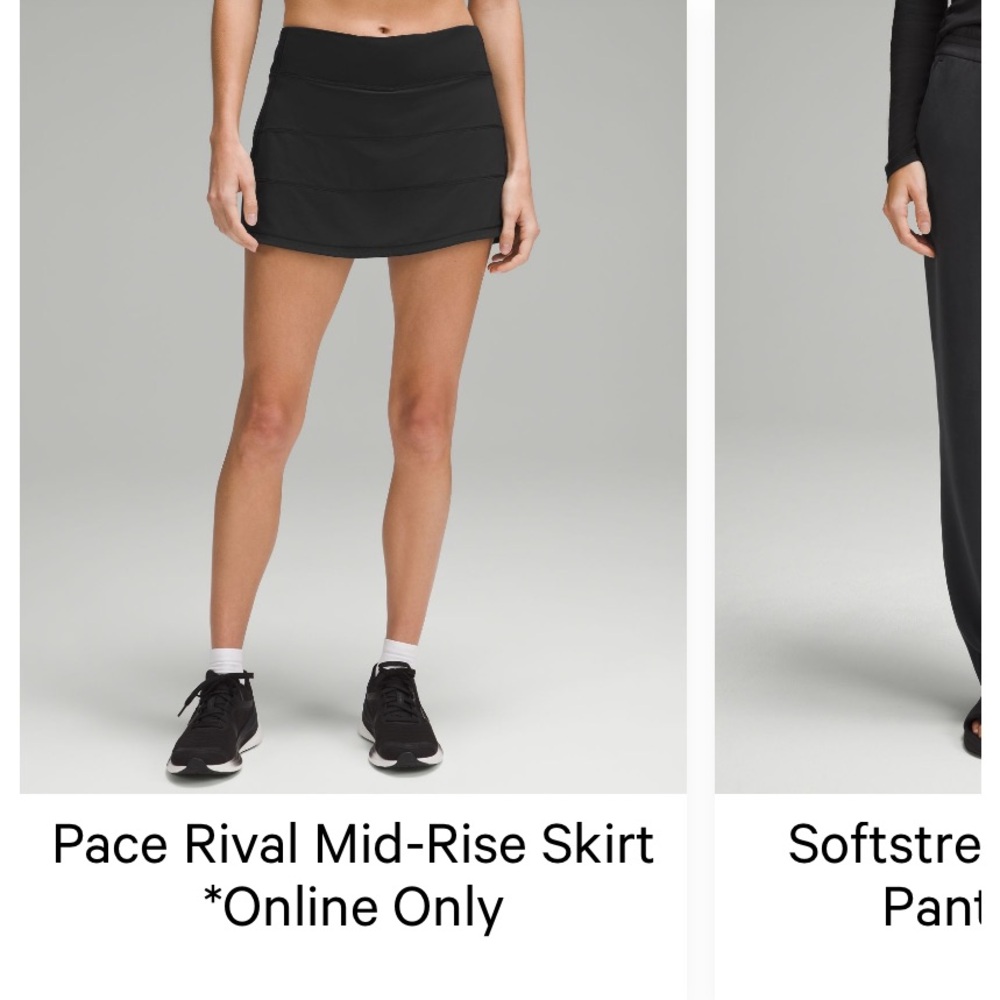 Lululemon Pace rival skirt